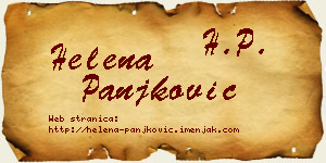 Helena Panjković vizit kartica